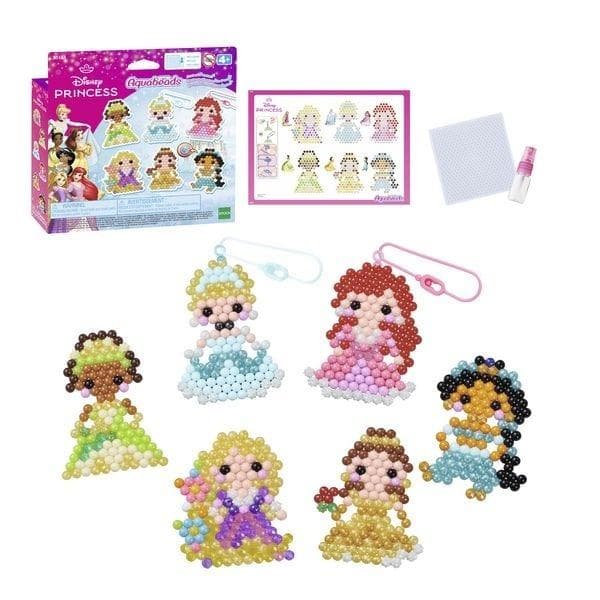 Zestaw kreatywny Disney Princess - koraliki Aquabeads do breloczków 700 szt