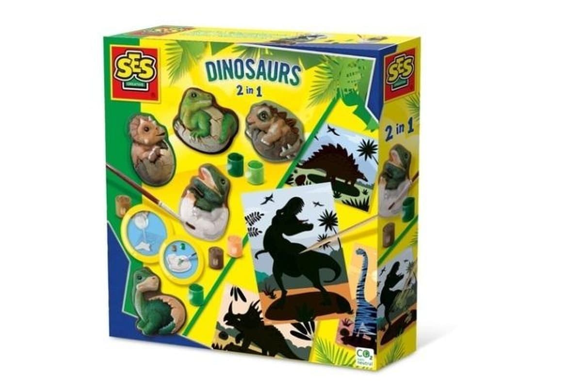 Zestaw kreatywny do odlewania figurek dinozaurów