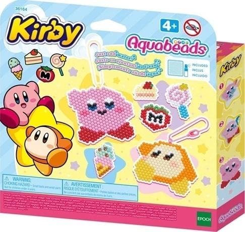 Zestaw kreatywny Aquabeads Kirby breloczek 700 koralików 20 kolorów