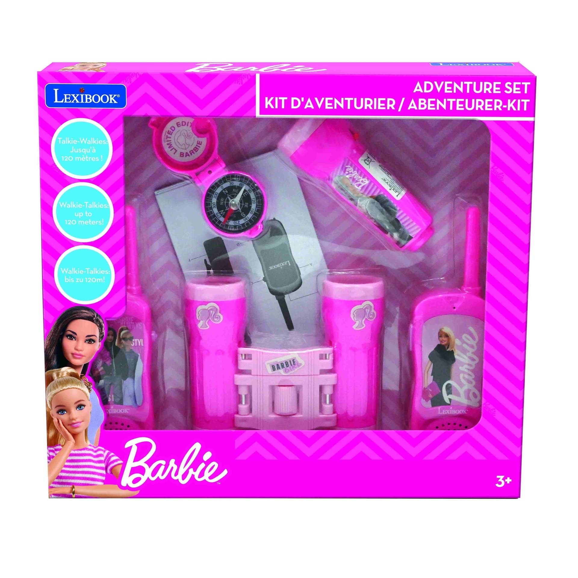 Zestaw Małego Podróżnika Barbie Krótkofalówki Lexibook