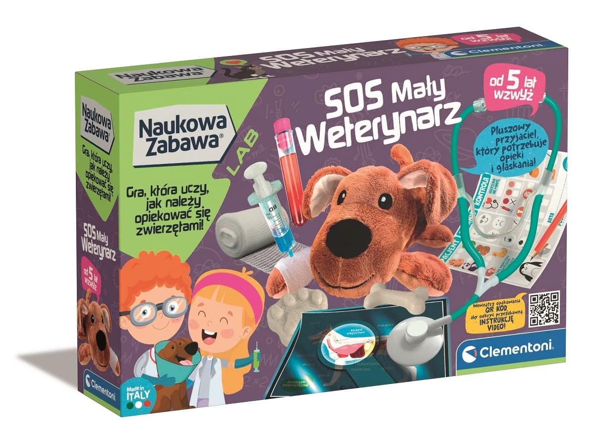 Zestaw Mały Weterynarz S.O.S. kreatywny dla dzieci