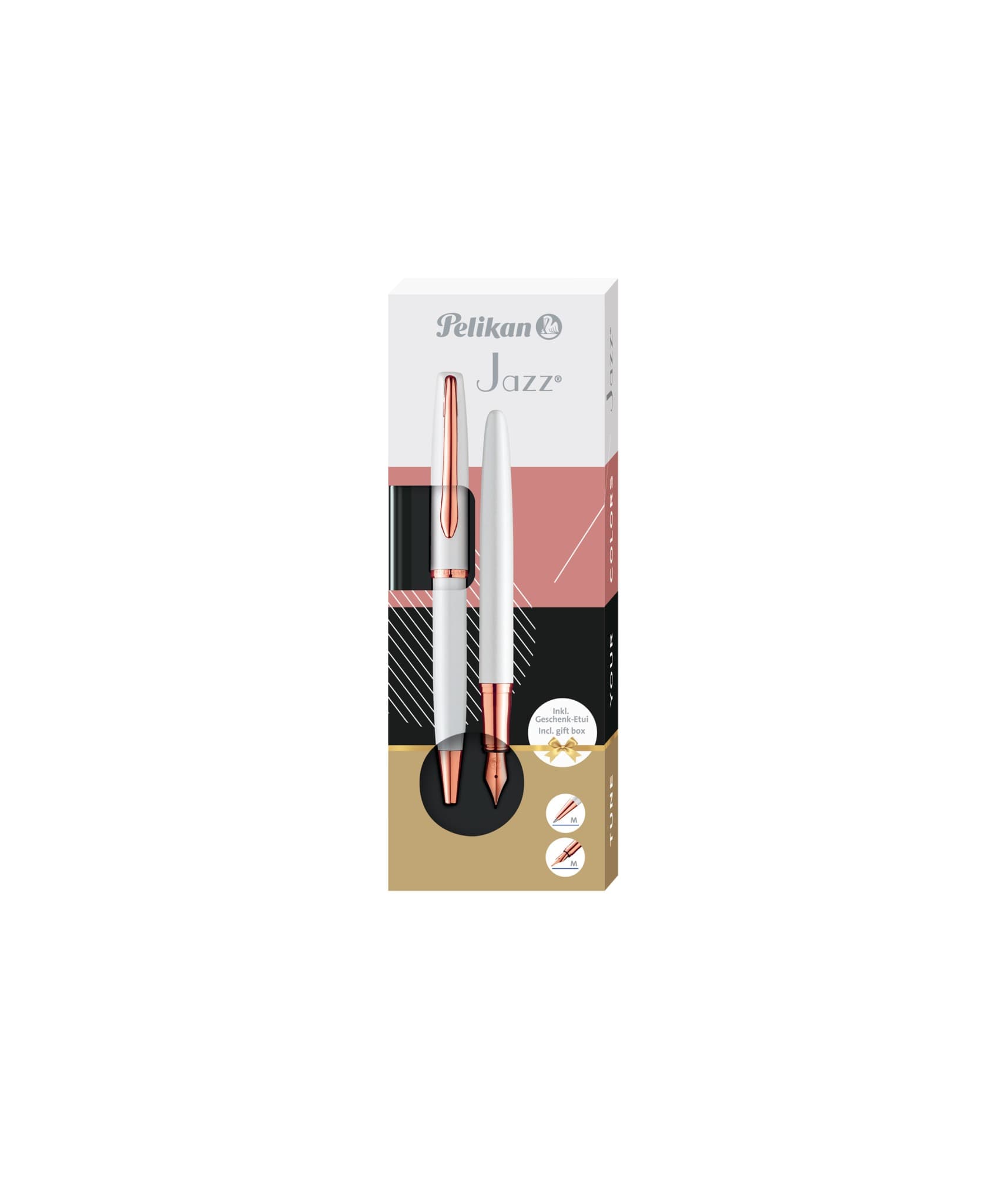 Zestaw piśmienniczy Pelikan Jazz Noble Pearl, pióro i długopis