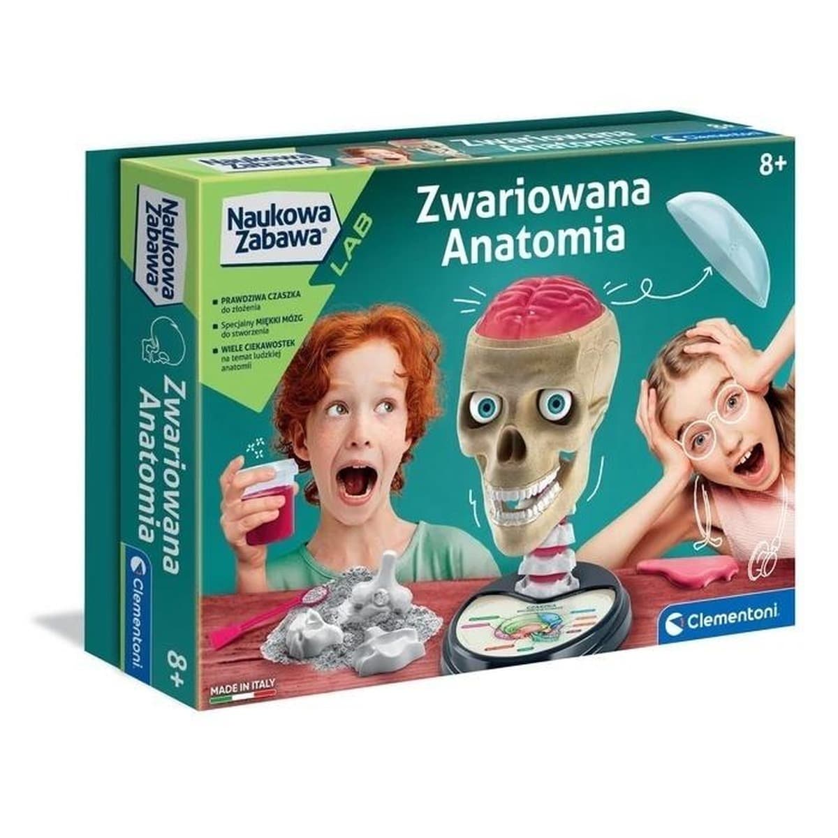 Clementoni Naukowa Zabawa Mamut Fluorescencyjny Zestaw Wykopaliskowy dla Dzieci