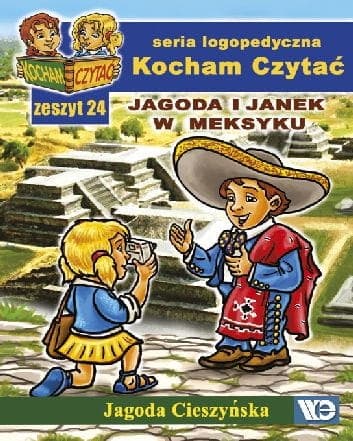 Zeszyt do czytania Jagoda i Janek w Meksyku - nauka czytania samogłosek