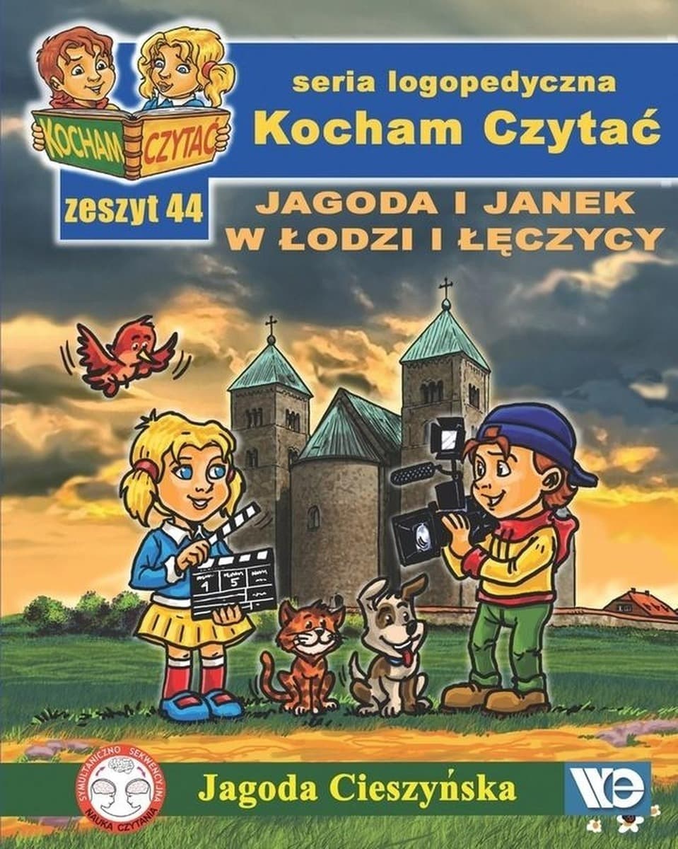 Zeszyt do czytania Kocham Czytać - Jagoda i Janek w Łodzi i Łęczycy