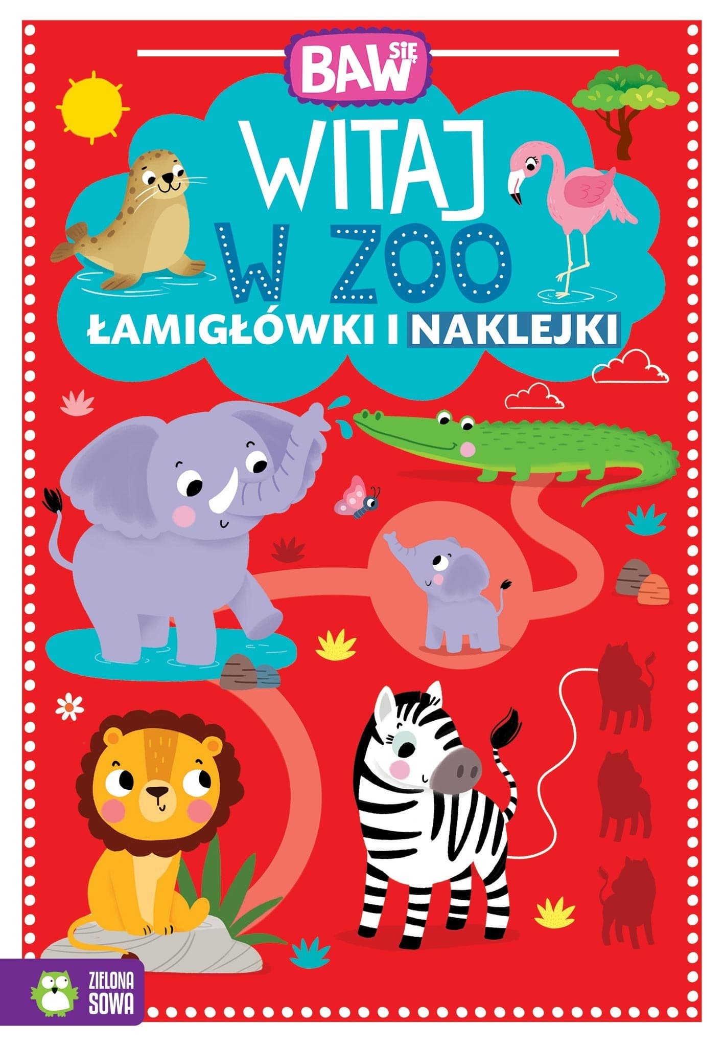 Zielona Sowa Witaj w ZOO Łamigłówki i Zabawy dla dzieci
