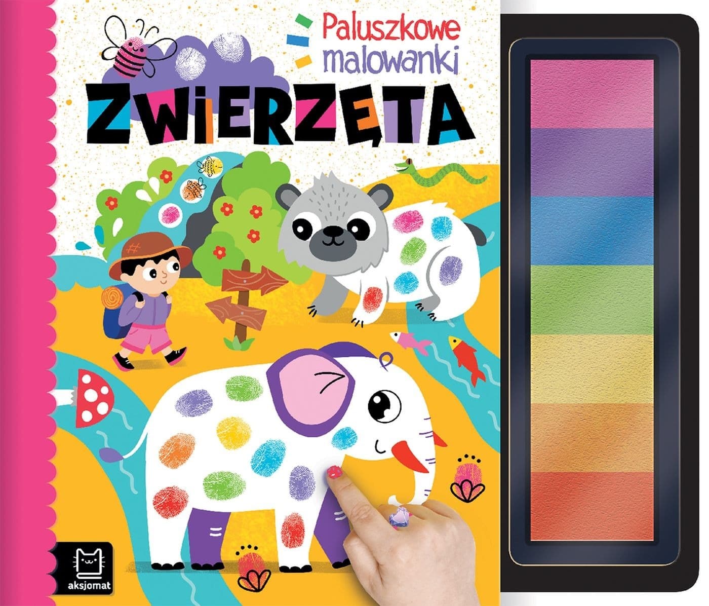 Zwierzęta. Paluszkowe malowanki dla dzieci