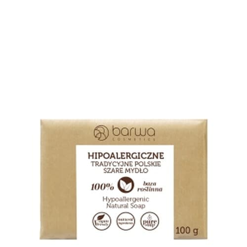 Barwa Mydło w Kostce Szare Tradycyjne 100 g
