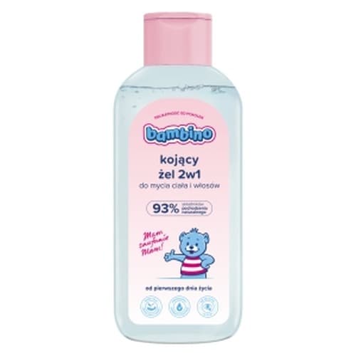 Bambino Żel do mycia ciała i włosów dla dzieci delikatny 400 ml