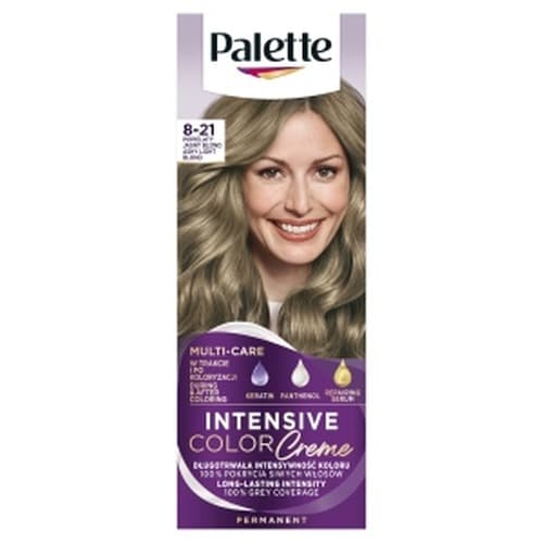 Palette Farba do Włosów ICC Popielaty Jasny Blond 8-21