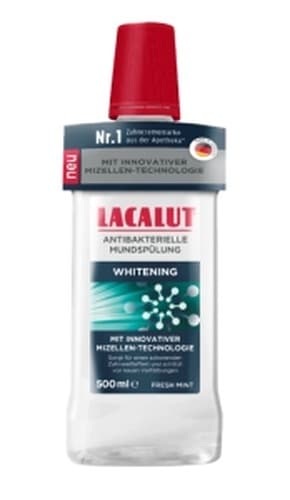 Lacalut Whitening płyn do płukania jamy ustnej 500 ml