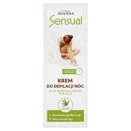 Joanna Sensual Krem do depilacji nóg z olejem konopnym