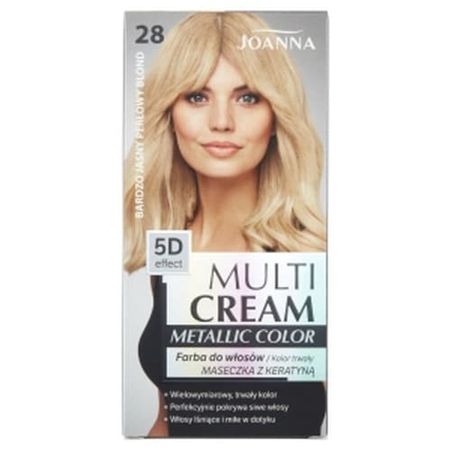 Joanna Multi Farba Metaliczna 28 BJP Blond 5102