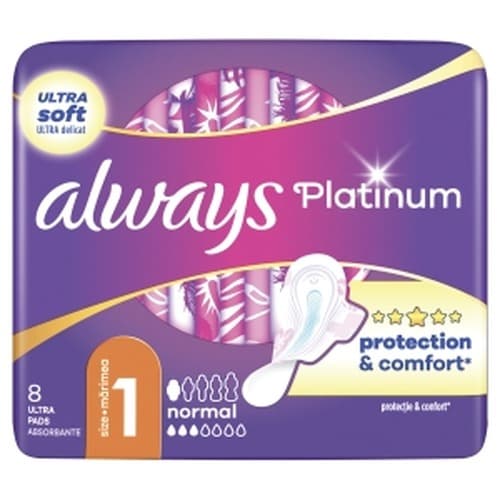 Podpaski Always Platinum Ultra Normal - 8 sztuk