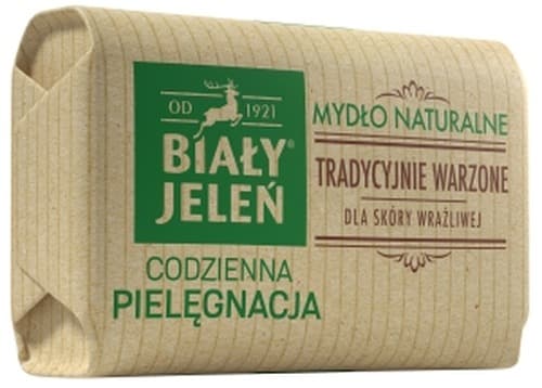 Biały Jeleń Mydło w Kostce z Lnem 100 g