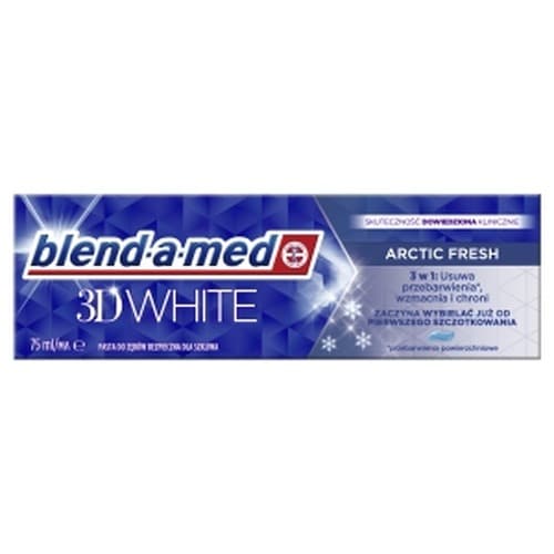 Pas zebrowany Blend 75 3D biały arktyczny