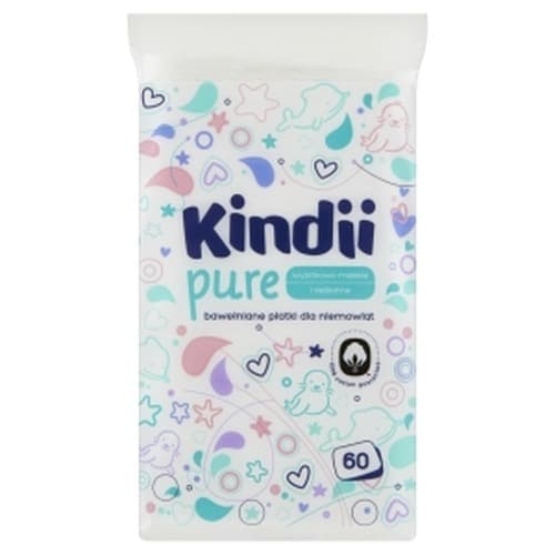 Płatki kosmetyczne Kindii Pure Cleanic 60 sztuk