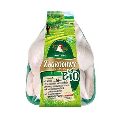Kurczak zagrodowy tuszka BIO ekologiczny ok. 1,7 kg