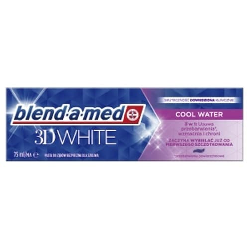 Pasta do zębów Blend-a-med 3D White Cool Water wybielająca 75 ml
