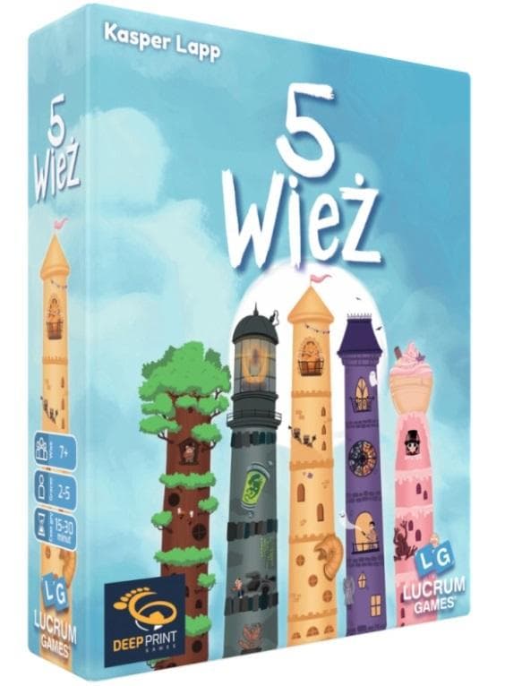 Gra karciana 5 Wież Lucrum Games dla 2-4 graczy