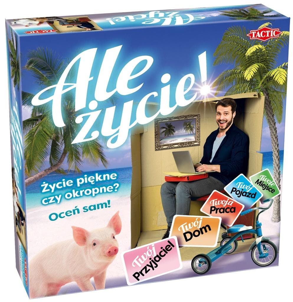 Ale życie! Gra towarzyska Tactic 3-8 graczy 12+