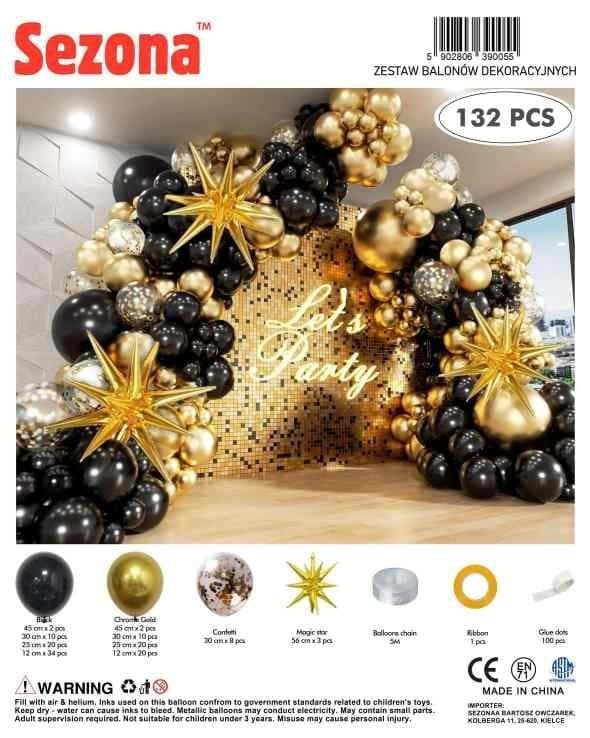 Balony 132szt