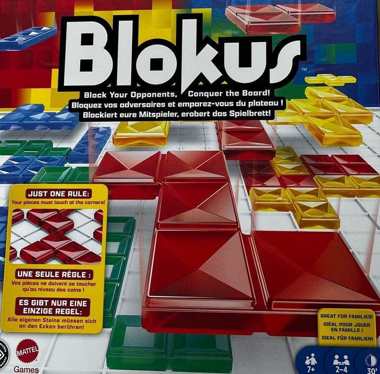 Gra logiczna Blokus Mattel dla 2-4 graczy
