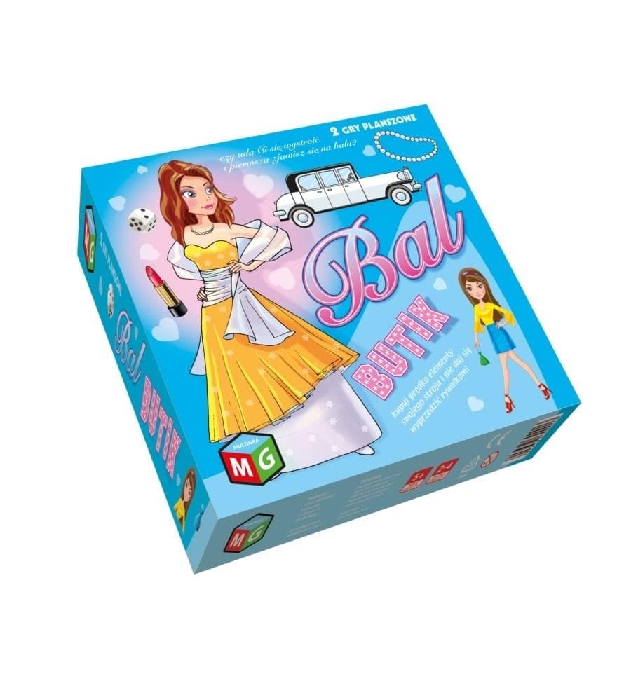 Multigra Gra planszowa Butik i Bal dla dzieci