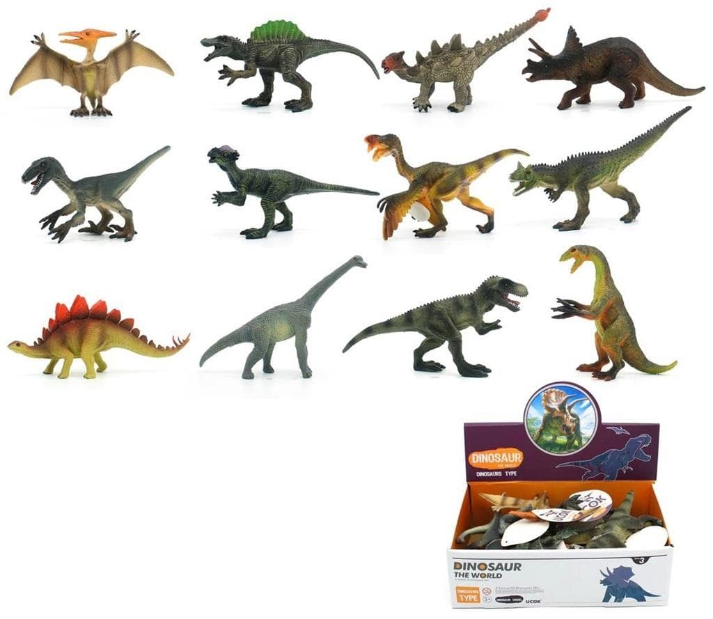 Figurki dinozaurów 14-16 cm MIX