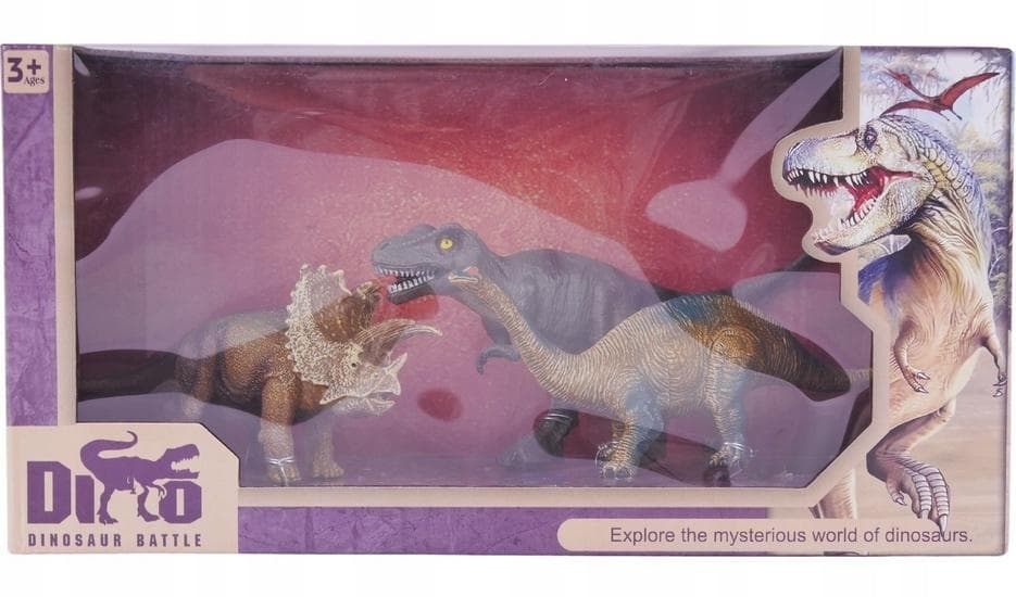 Figurki dinozaurów różne gatunki zestaw