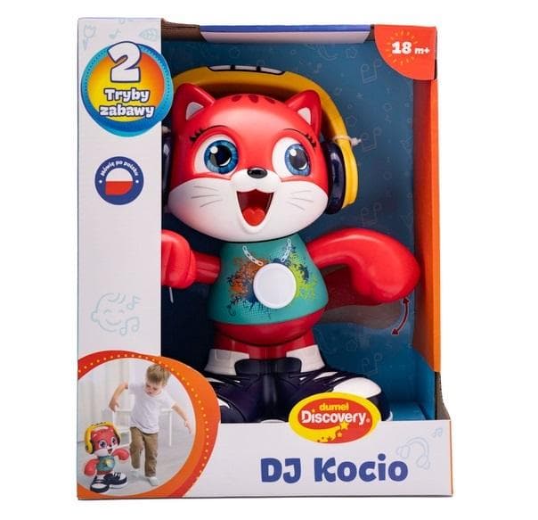 Dumel Interaktywny kotek DJ Kocio