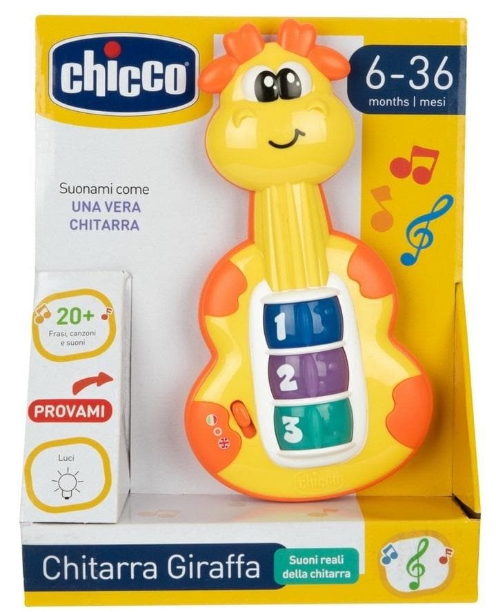 Gitara Żyrafa elektroniczna dla dzieci 6-36 miesięcy