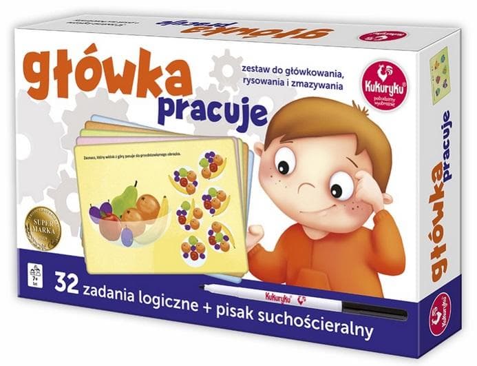 Zestaw Łamigłówek Główka Pracuje Gra Edukacyjna