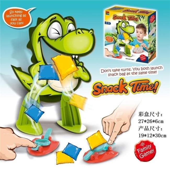 Gra zręcznościowa Snack Time! z aligatorem dla 2 graczy