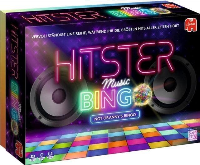 Gra muzyczna Hitster Bingo dla miłośników muzyki