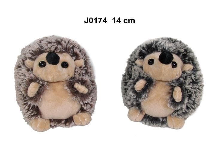 Jeż dekoracyjny 14 cm MIX kolorów
