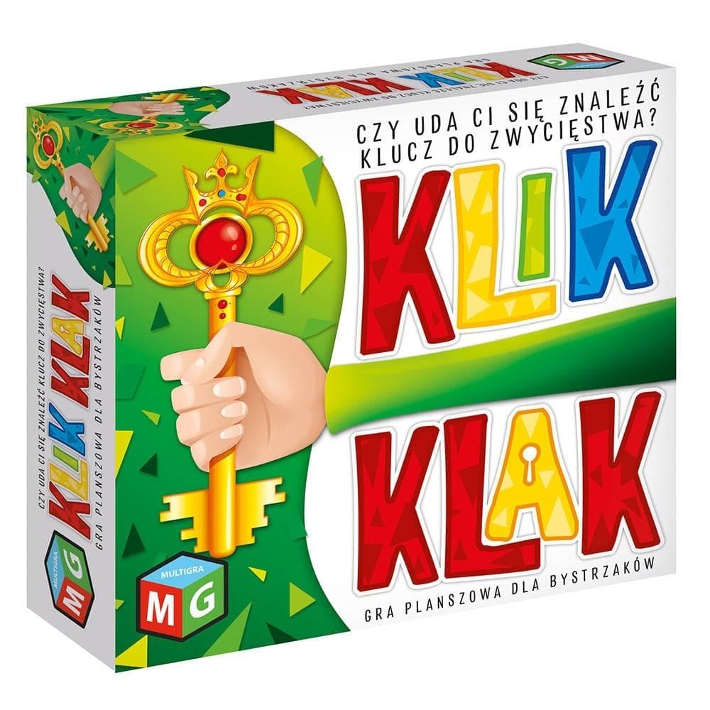 Gra Edukacyjna Klik Klak Multigra dla Dzieci 2-4 Graczy