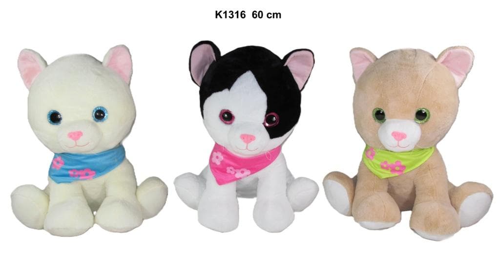 Pluszowy kot maskotka 60 cm