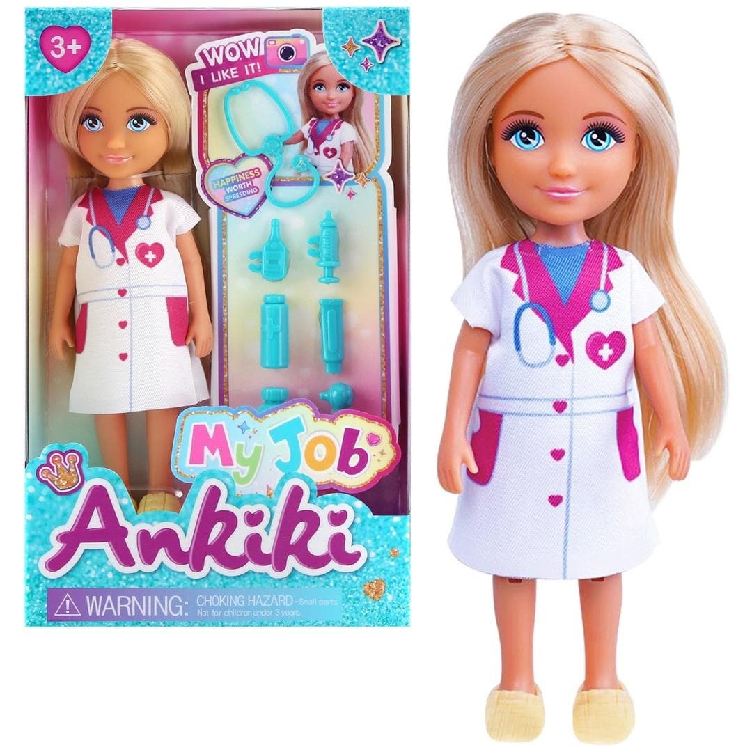 Lalka Mały Doktor z akcesoriami AnKiKi Mój Zawód
