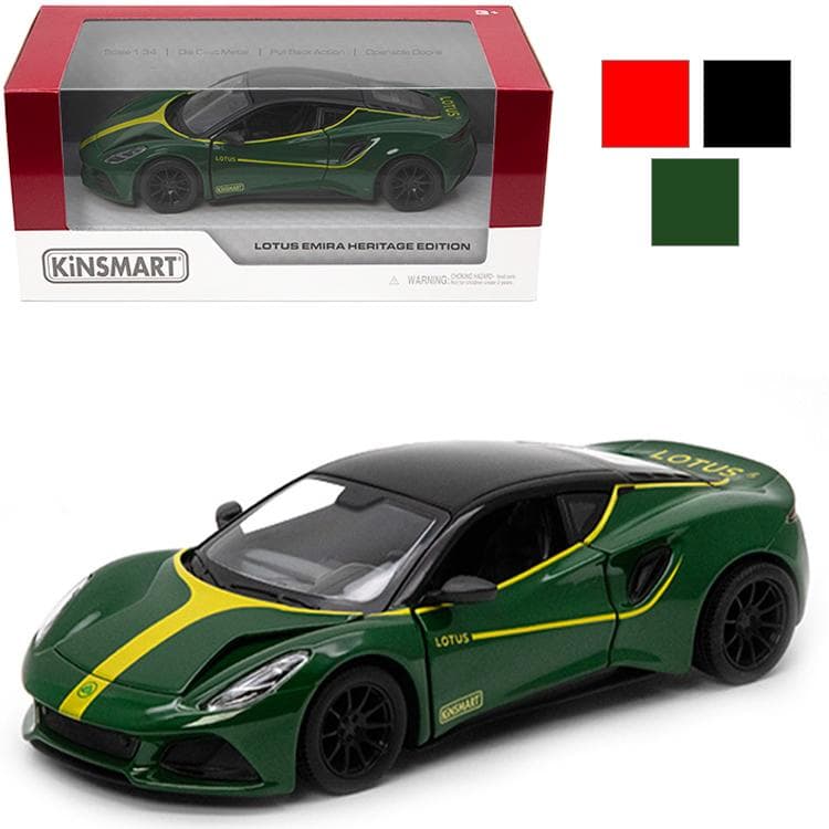 Metalowy Model Samochodu Lotus Emira z Napędem Pull Back