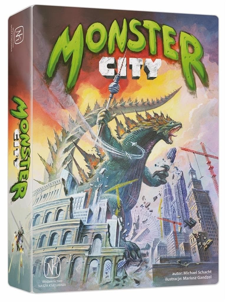 Gra Monster City karciana dla całej rodziny