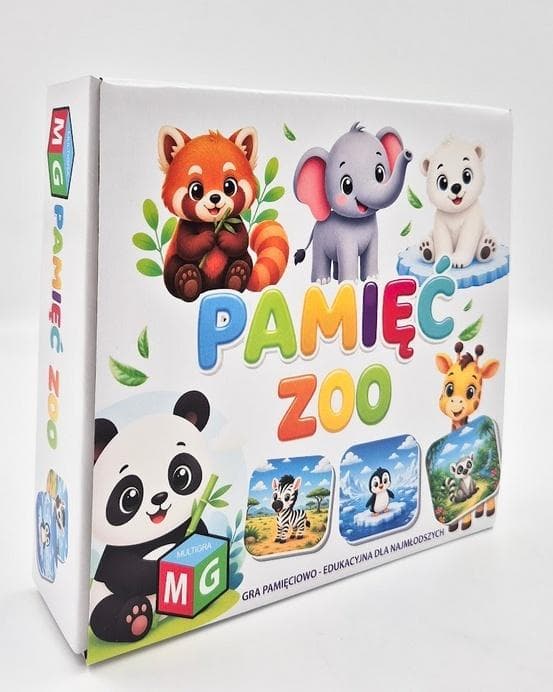 Gra pamięciowa Zoo 40 kafelków Multigra