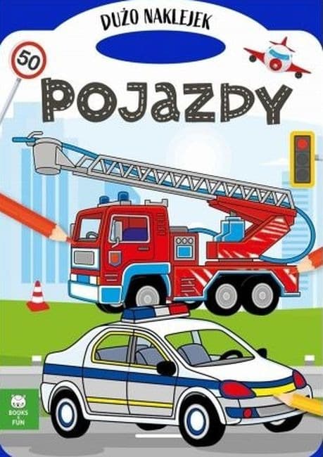 Pojazdy. Kolorowanka dla dzieci