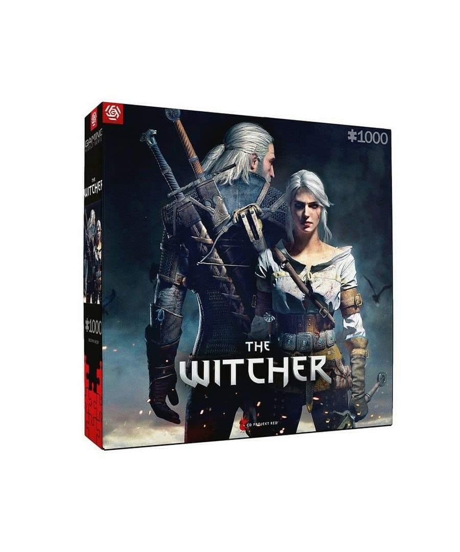 Puzzle 1000 elementów Wiedźmin Geralt i Ciri