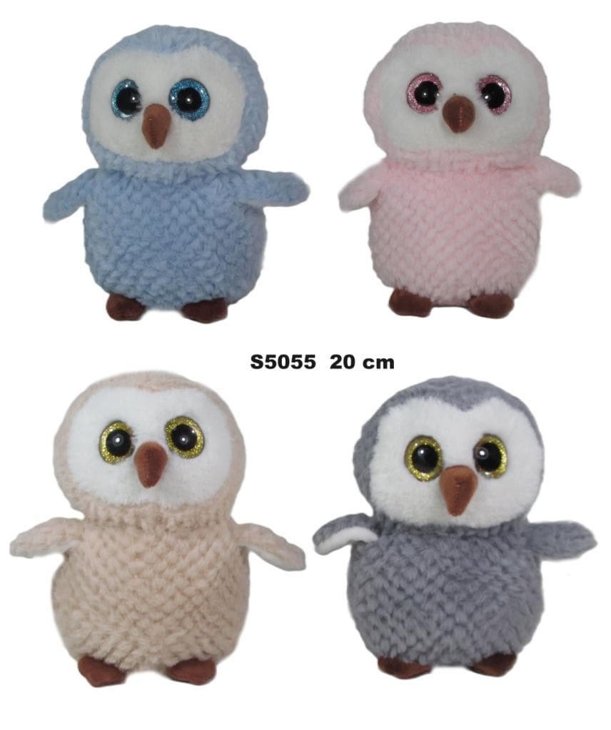 Sowa dekoracyjna 20 cm MIX wzorów