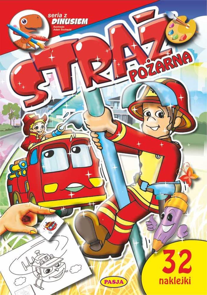 Straż Pożarna Kolorowanka dla Dzieci
