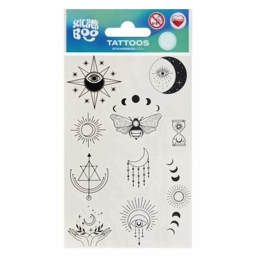 Sticker Boo Tatuaże Mystic Mix Wzorów 10 sztuk