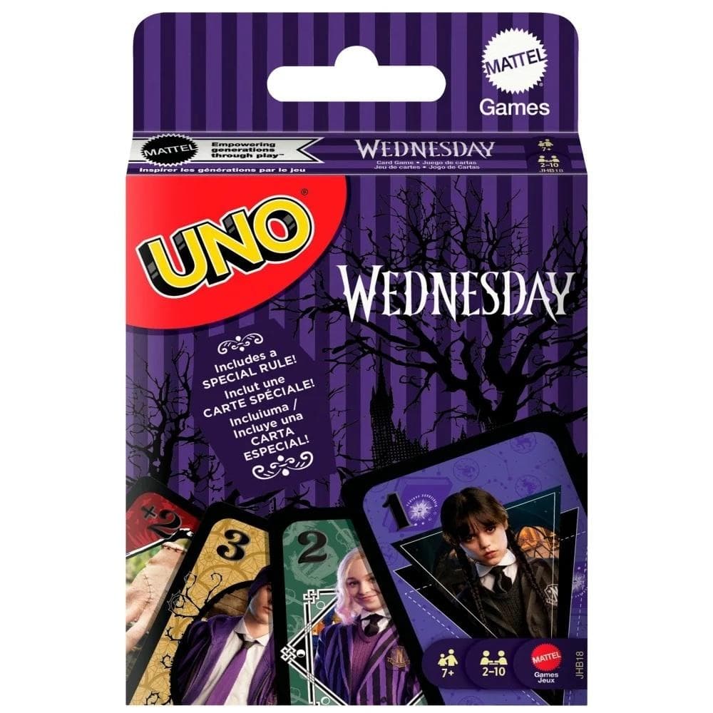Karty do Gry Uno Wednesday Mattel