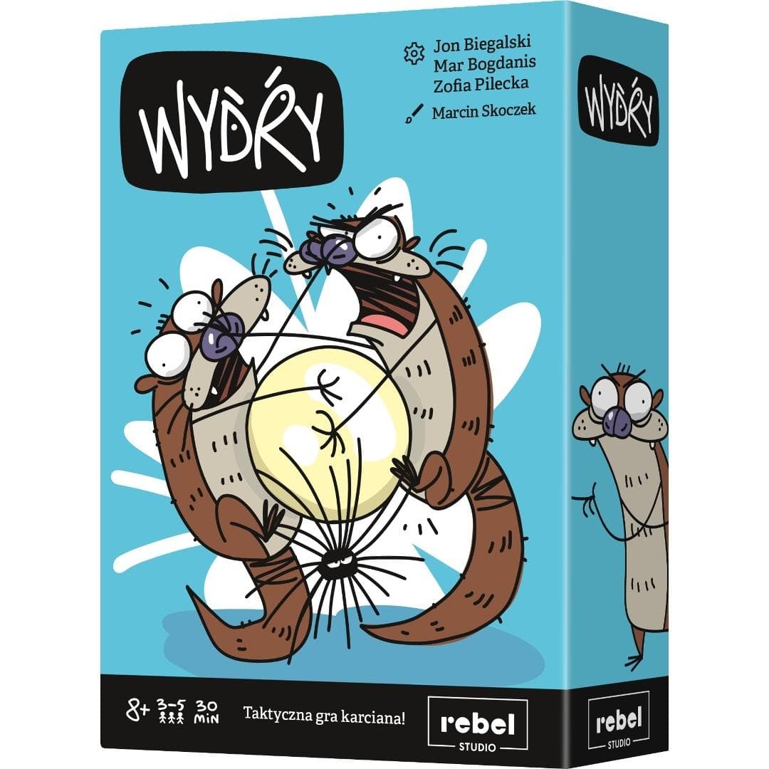 Gra karciana Wydry taktyczna dla 2-4 graczy Rebel