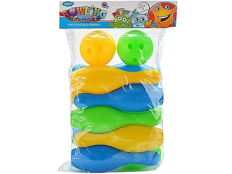 Zestaw kręgli dla dzieci PVC 25 cm